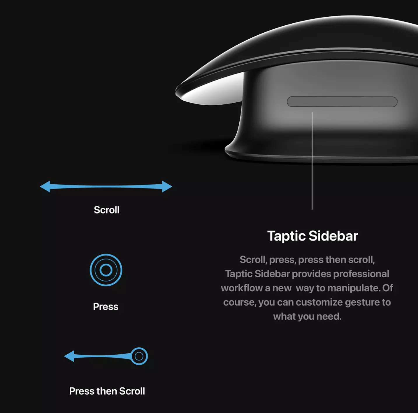 apple pro mouse concept taptic sidebar